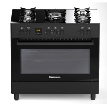 Ravanson KWGE-K90 black gas / electric cooker Ravanson KWGE-K90 black gas / electric cooker