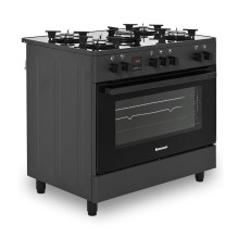 Ravanson KWGE-K90 black gas / electric cooker Ravanson KWGE-K90 black gas / electric cooker