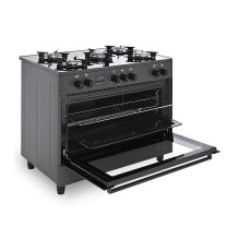 Ravanson KWGE-K90 black gas / electric cooker Ravanson KWGE-K90 black gas / electric cooker