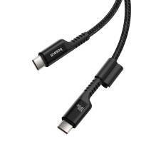 Baseus Fish-Eye USB C to USB C fast charging cable 1 m 100 W Black Baseus Fish-Eye USB C to USB C fast charging cable 1 m 100 W Black