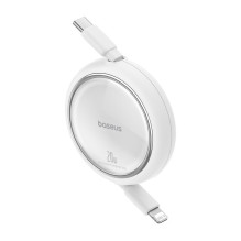 „Baseus Free2Pull“ – 20 W USB-C–Lightning jungties ištraukiamas laidas, 1 m (baltas)