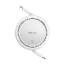 „Baseus Free2Pull“ – 20 W USB-C–Lightning jungties ištraukiamas laidas, 1 m (baltas)
