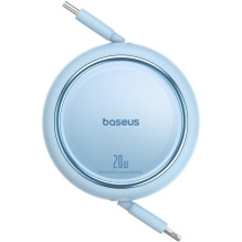 „Baseus Free2Pull“ – 20 W USB-C–Lightning jungties ištraukiamas laidas, 1 m (mėlynas)