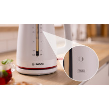 Bosch TWK3M121 MyMoment 2400 W electric kettle, white