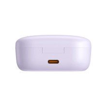 „Baseus Bowie E18“ belaidės stereo ausinės (TWS), į ausis, skambučiams / muzikai, USB C tipo, „Bluetooth“, violetinės