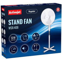 „Activejet Regular WSR-40B“ stovo ventiliatorius „Activejet Regular WSR-40B“ stovo ventiliatorius