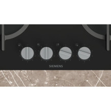 Siemens EP6A6PI10 kaitlentė juoda, įmontuojama, dujinė, 4 zona(-os),