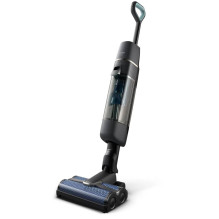 „Philips XW7110“ lazdelinis dulkių siurblys su baterija, sausam ir šlapiam darbui, be maišelio, šampano spalvos, pilka