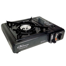 ELICO BDZ-155B Portable camping gas stove for 2.2 kW cartridges, piezo ignition. ELICO BDZ-155B Portable camping gas stove for 2.2 kW cartridges, piezo ignition.