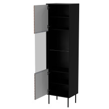 Cama CORTINA display cabinet 53x40x182 black Cama CORTINA display cabinet 53x40x182 black