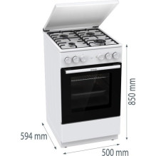 GORENJE VIRTUVĖ GK5A22WH