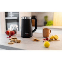 Gorenje K17TRDW elektrinis virdulys 1,7 L 2200 W Juodas Gorenje K17TRDW elektrinis virdulys 1,7 L 2200 W Juodas