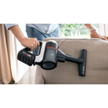 Bosch BSS711W stick vacuum / electric broom Battery Dry Bagless 0.3 L Black, Silver, White