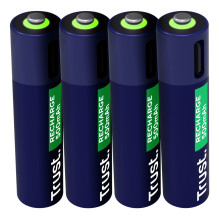 Trust 25671 - rechargeable AAA batteries, 4 pcs. Trust 25671 - rechargeable AAA batteries, 4 pcs.