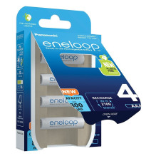 Rechargeable batteries PANASONIC ENELOOP AAA 800 mAh 4 szt (BK-4MCDE / 4CP)