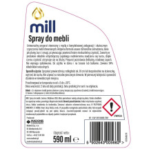 MILL baldų valymo purškiklis 590 ml MILL baldų valymo purškiklis 590 ml
