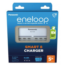 Akumuliatoriaus įkroviklis PANASONIC Eneloop Smart 8 BQ-CC63 (BQ-CC63E ERP)