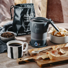 ADLER AD 1377g pilkas silikoninis virdulys