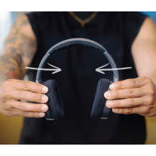„Skullcandy Crusher 540“ aktyvios ausinės, juodos anglies spalvos