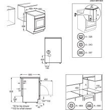 Laisvai pastatoma elektrinė viryklė su orkaite „Electrolux LKR540266W“
