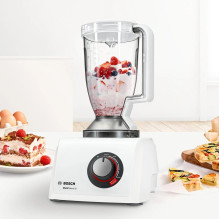 „Bosch MC812W501“ virtuvės kombainas, 1000 W, 3,9 l, baltas, įmontuojamos svarstyklės
