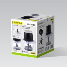 Maestro MR-582 smulkintuvas 750 W, juodas Maestro MR-582 smulkintuvas 750 W, juodas