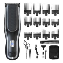 „Wahl Self-Clip 360“ juodas, sidabrinis ličio jonų (ličio jonų) akumuliatorius
