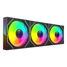 Mars Gaming MF3DPROKIT computer cooling system Computer case Fan 12 cm Black Mars Gaming MF3DPROKIT computer cooling system Computer case Fan 12 cm Black