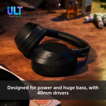 „Sony ULT WEAR“ – belaidės „Bluetooth“ ausinės su „ULT POWER SOUND“, itin giliais bosais, triukšmo slopinimu, aiškia ska