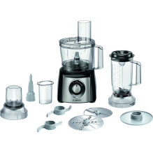 Bosch MCM3PM386 food processor 900 W 2.3 L Black, Transparent