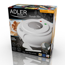 Adler AD 3038 vaflių keptuvė 1500 W, balta Adler AD 3038 vaflių keptuvė 1500 W, balta