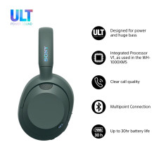 Sony ULT WEAR - Wireless Bluetooth Headphones with ULT POWER SOUND, Ultimate Deep Bass, Noise Cancelling, Clear Call Qua