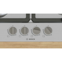 Bosch Serie 4 PGH6B5K90 hob Stainless steel Built-in 60 cm Gas 4 zone(s)