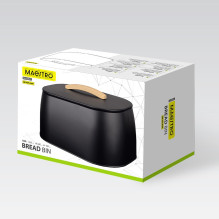 Breadbox MAESTRO MR-1675-BLACK Black Breadbox MAESTRO MR-1675-BLACK Black