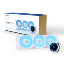 Chieftec CLC-360-RGB-W computer cooling system Computer case All-in-one liquid cooler 12 cm White