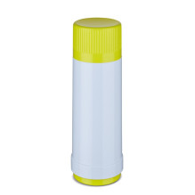 ROTPUNKT Glass thermos, capacity 0.750 l, polar-el.-summer squash (white-yellow)