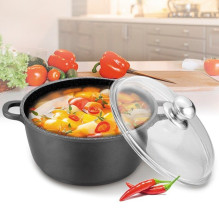 Maestro MR-4620C Pot with lid 20 cm 2,1 l Black Maestro MR-4620C Pot with lid 20 cm 2,1 l Black