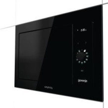 Gorenje BM235G1SYB įmontuojama mikrobangų krosnelė, 23 l, 900 W, juoda Gorenje BM235G1SYB įmontuojama mikrobangų krosnelė, 23 l, 900 W, juoda