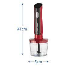 Russell Hobbs 27140-56 trintuvas 1 l Nešiojamas trintuvas 500 W Juoda, Raudona, Permatomas