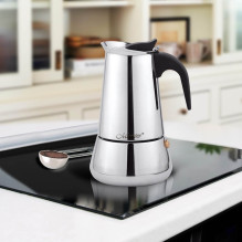 Maestro 4 cup coffee machine MR-1660-4 silver Maestro 4 cup coffee machine MR-1660-4 silver
