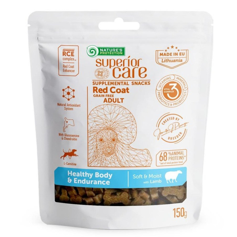 NATURE'S PROTECTION Healthy body &amp; Endurance Lamb - dog treat - 150g