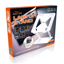 MEDIA-TECH nešiojamojo kompiuterio stovas - nešiojamojo kompiuterio stovas MT2661W (baltas) MEDIA-TECH nešiojamojo kompiuterio stovas - nešiojamojo kompiuterio stovas MT2661W (baltas)