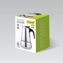 Maestro 4 cup coffee machine MR-1660-4 silver Maestro 4 cup coffee machine MR-1660-4 silver