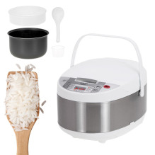 Adler AD 6420 daugiafunkcis puodas 6 viename - 3,25 l sidabrinė, balta