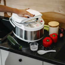 Adler AD 6420 Multi-cooker 6 in 1 - 3.25 L silver, white