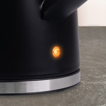 IDEAL virdulys 1,7 l, plieninis korpusas, galia 1500 W, juodas IDEAL virdulys 1,7 l, plieninis korpusas, galia 1500 W, juodas