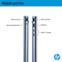 HP OmniBook 5 Flip 14-fp0004nw nešiojamas kompiuteris „Intel Core 5 120U 2-in-1“, 35,6 cm (14 colių), 2K raiškos, lietim