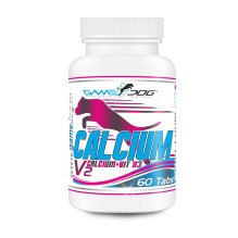 GAME DOG Calcium+D3 V2 - papildai šunims - 60 tablečių
