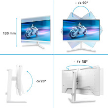 Philips Evnia 6000 27M2N6501L / 00 computer monitor 67.3 cm (26.5") 2560 x 1440 pixels Quad HD QD-OLED White