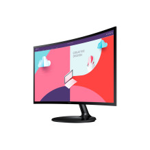 „Samsung S36C“ kompiuterio monitorius 68,6 cm (27") 1920 x 1080 pikseliai „Full HD“ LCD Juoda